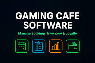 build a professional gaming cafe management software