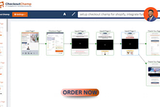 be your checkout champ expert, integrate checkout champ funnel for shopify store