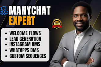 build high converting manychat automation dm flows chatbot funnel manychat bot