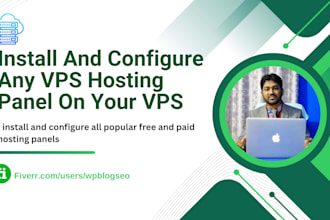 install and configure any web hosting panel on your vps