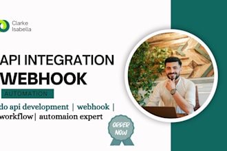 do api development, webhook, workflow automaion expert