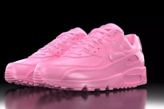 create shoes, 3d sneakers, 3d footwear 3d shoes for second life