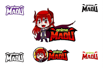 create an cute doodles, sticker, emoji or kawaii logo design
