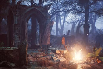 3d fantasy game environment, rpgs shooters action games, 3d world map design