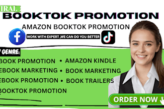promote your book or ebook marketing influencer  on my tiktok book promotion