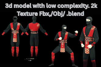 create high quality 3d character rigging and animation for unreal engine