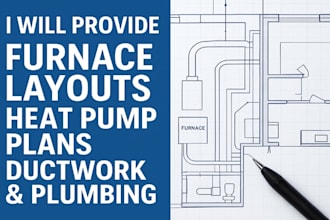 provide furnace layouts heat pump plans ductwork plumbing florida stamp