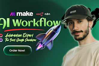 build make or n8n automations and scenario