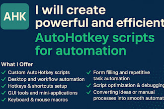 create powerful autohotkey script ahk gui macro script automation game bot