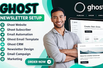 setup ghost newsletter ghost subscriber email automation ghost email template