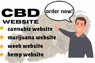 design cannabis, hemp, cbd, and marijuana website