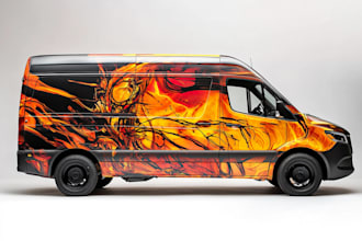 do car wrap design,vehicle decals or sticker wraps design
