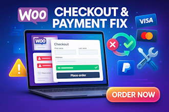 wordpress checkout page fix, payment issue repair, woocommerce troubleshooting