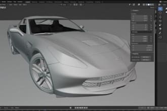 make 3d car modeling, custom vehicle design for unreal engine game and unity