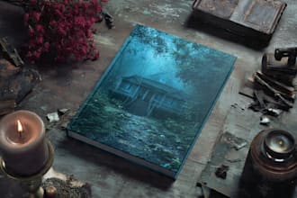design custom and fantasy sci fi book covers