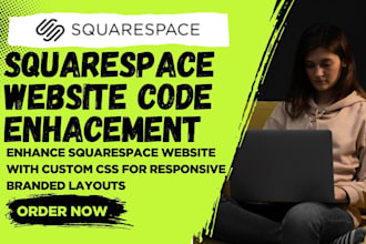 enhance squarespace website design with custom CSS for responsive branded layout