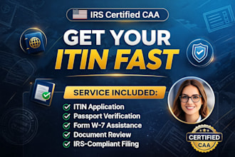 help you get itin number as an irs caa