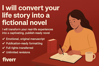 convert your life story into a fictional novel