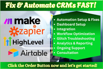 setup zapier automation, zapier integration, fix zap issues, zapier expert