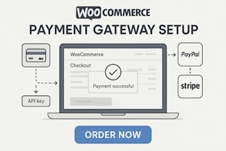 woocommerce payment gateway setup, wordpress checkout, payment integration