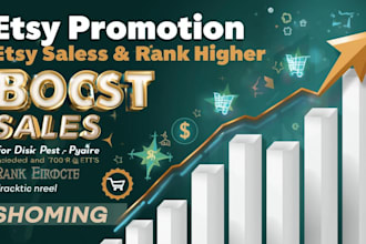 do etsy promotion, etsy shop promotion, etsy rankink, etsy seo, boost etsy sales