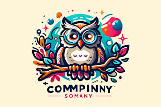make an amazing cool owl mascot logo design with free vector