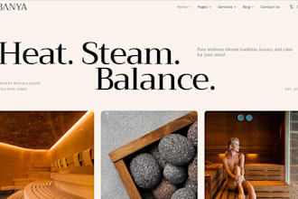 design squarespace fitness website personal trainer gym sauna life coach website