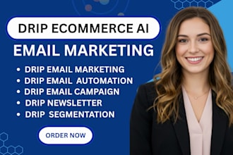 setup drip ecommerce ai email marketing automation campaign drip newsletter