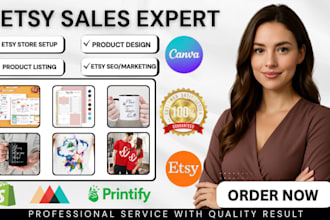 setup etsy shop seo etsy listing etsy digital product planner print on demand