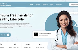 develop recruitment wordpress job board website, healthcare staffing website