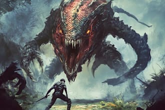 draw detailed monster and beast designs