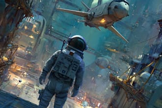 sci fi illustration and sci fi art