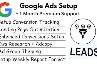 set up google ads for lead generation business