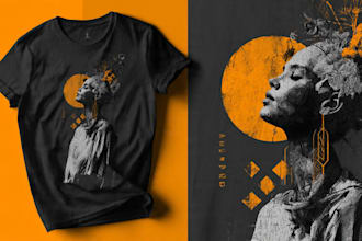 design a creative graphic t shirt design
