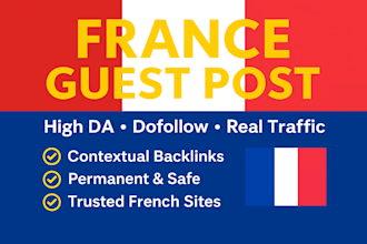 publish high da french guest post with dofollow french backlinks