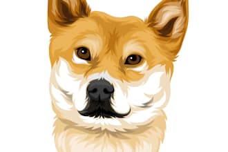 turn your pet photo into a simple vector