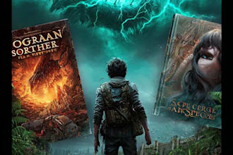 design fantasy, sci fi, horror and dystopian book cover art