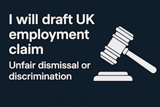help you prepare and file a strong employment law claim in the UK