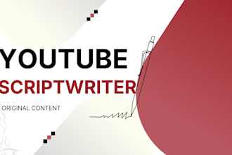 be your youtube scriptwriter for kids and faceless videos