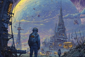 sci fi illustration and sci fi art