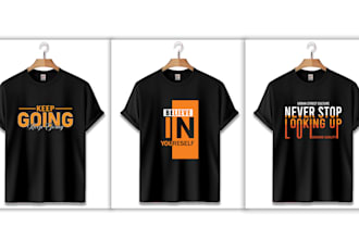 typography t shirt design