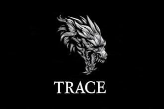 trace logo, artwork in high resolution vector format