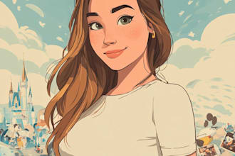 do disney cartoon style