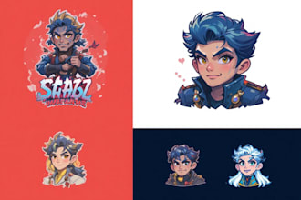 design a cartoon logo character