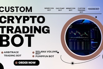 develop solana pumpfun bot, crypto trading bot, memecoin volume bot