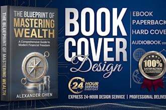 design book cover design, ebook cover, kdp book cover