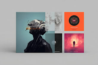 design a professional album cover