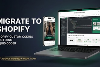 do shopify custom coding, bug fixing, liquid coder, shopify developer