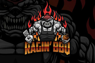 create a realistic bull head mascot logo design in 1 day