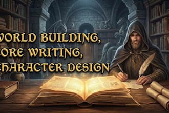write mythic fantasy lore for your world, game, or story